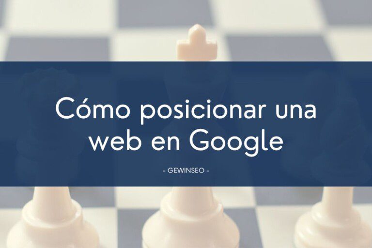 posicionar una web en google