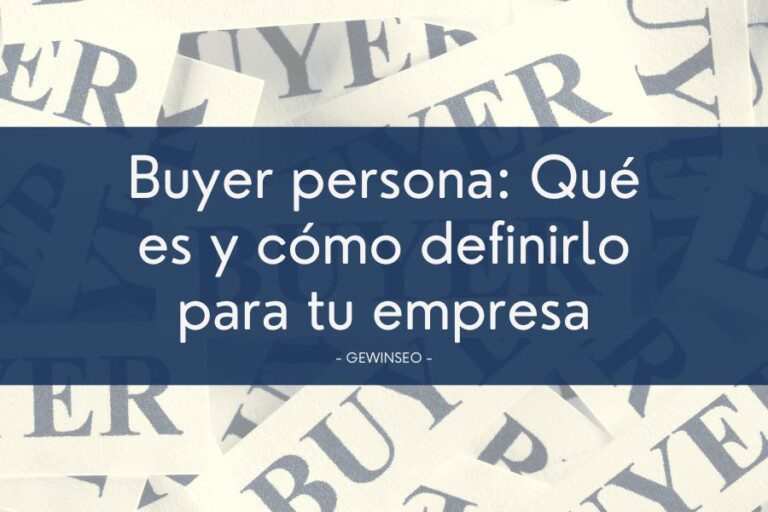 que es buyer persona