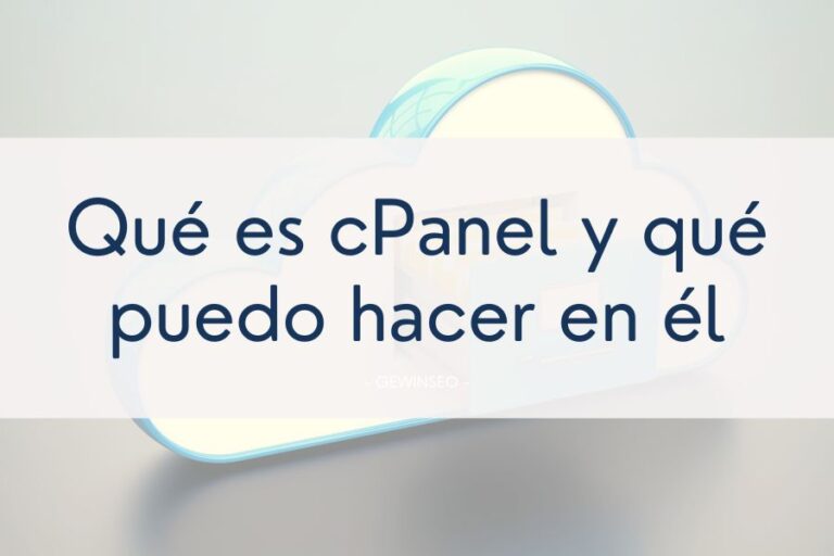 que es cpanel